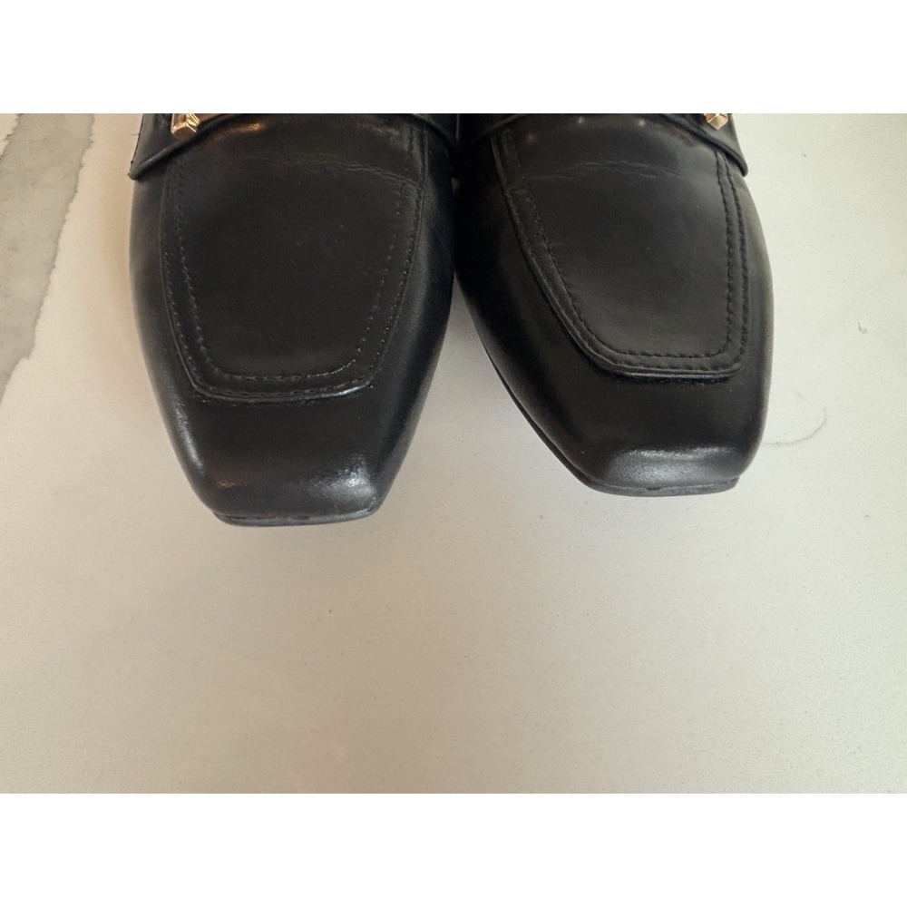 Steve Madden Ryann Loafers 9 Black PU Leather - Picture 3 of 6